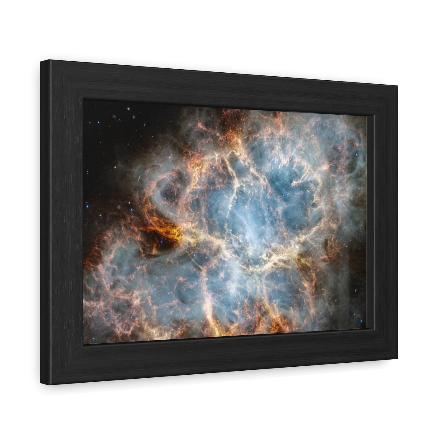 The Crab Nebula, Hand Crafted Wooden Framed Poster