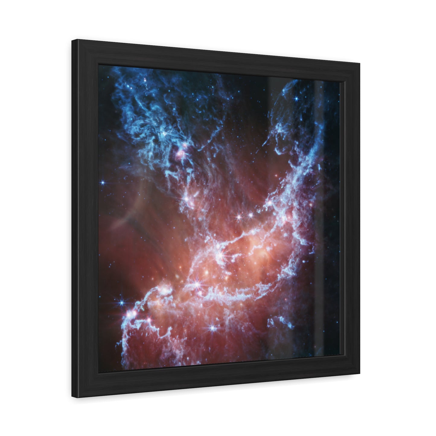 NGC 346, Hand Crafted Wooden Framed Poster