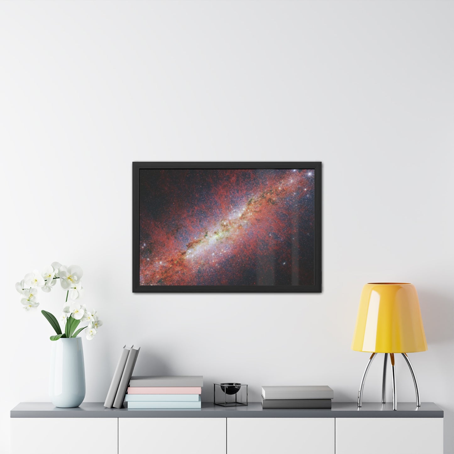 M82, Satin Hand Crafter Wooden Framed Poster