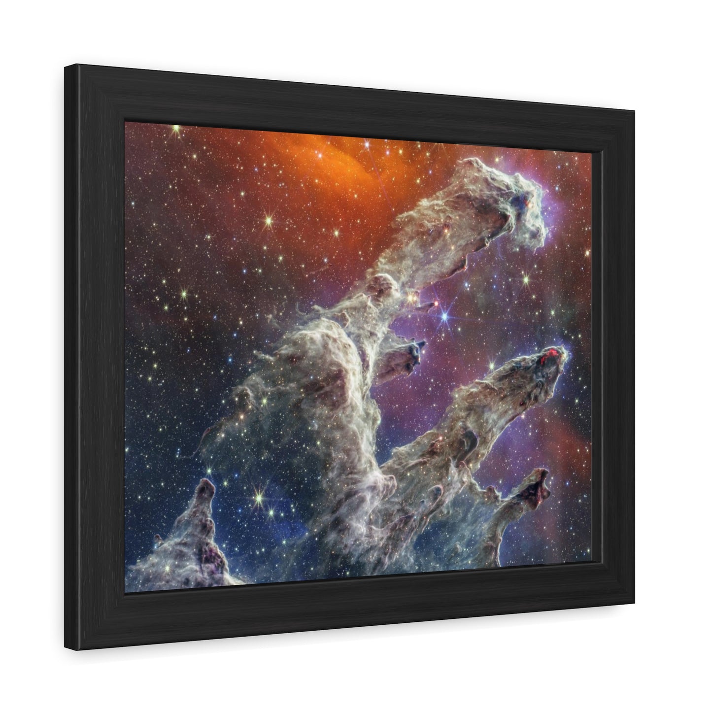 Pillars of Creation, Hand Crafted Wooden Framed Poster