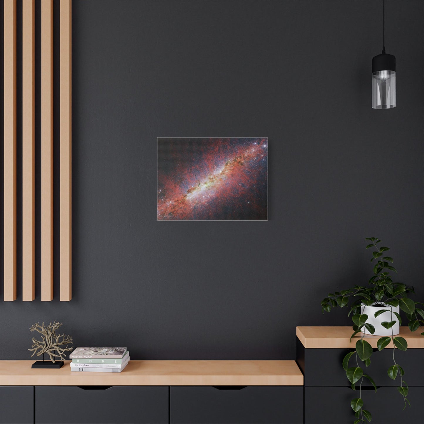 M82, Satin Canvas, Stretched