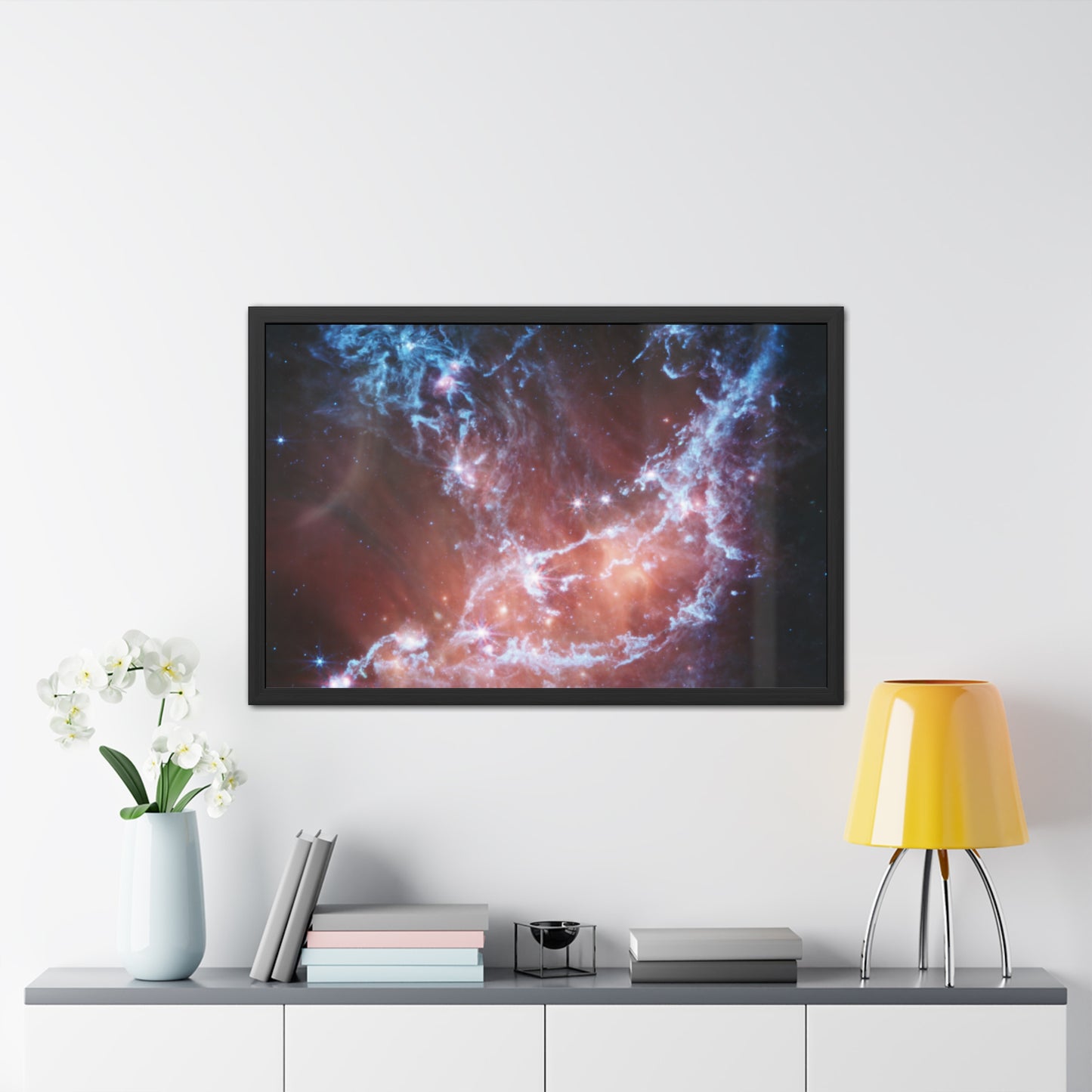 NGC 346, Hand Crafted Wooden Framed Poster