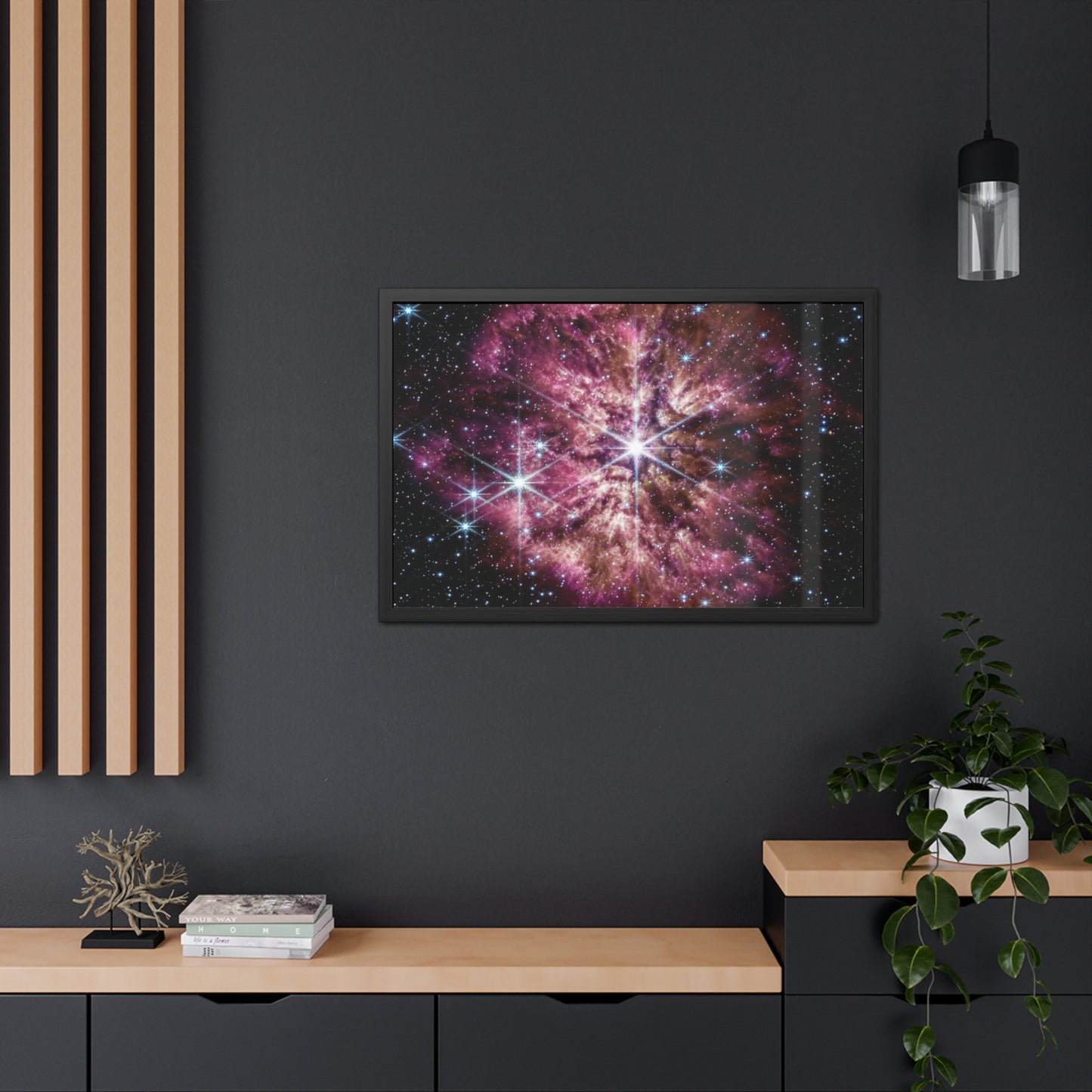 Prelude to Supernova, Hand Crafted Wooden Framed Poster