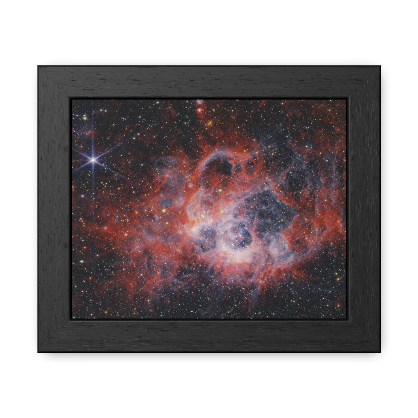 NGC 604, Hand Crafted Wooden Framed Poster