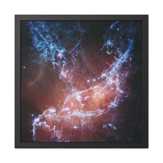 NGC 346, Hand Crafted Wooden Framed Poster