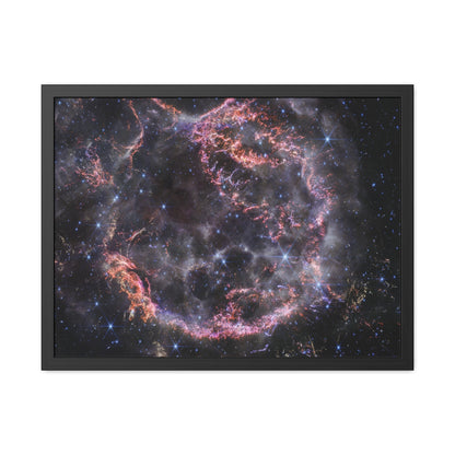 Cassiopeia A, Hand Crafted Wooden Framed Poster