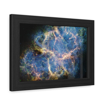 Crab Nebula, Hand Crafted Wooden Framed Poster