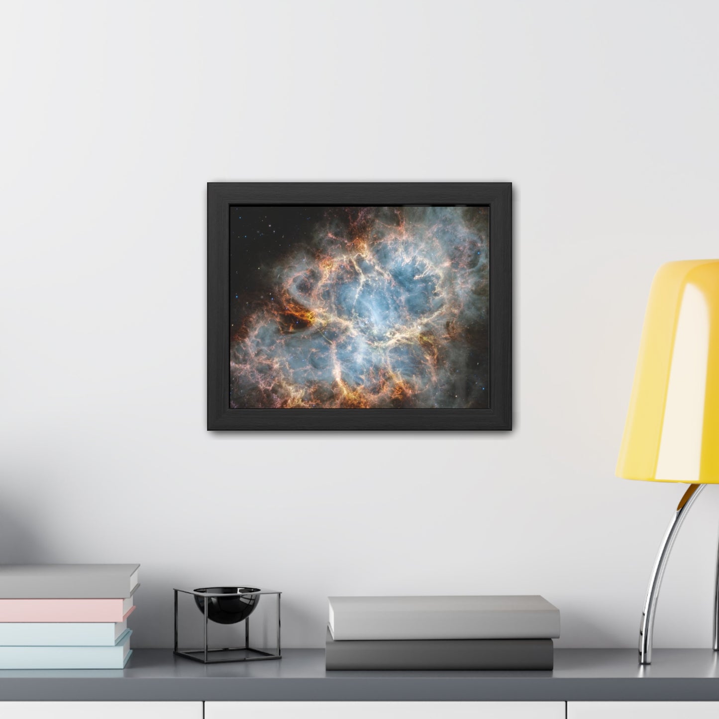 The Crab Nebula, Hand Crafted Wooden Framed Poster