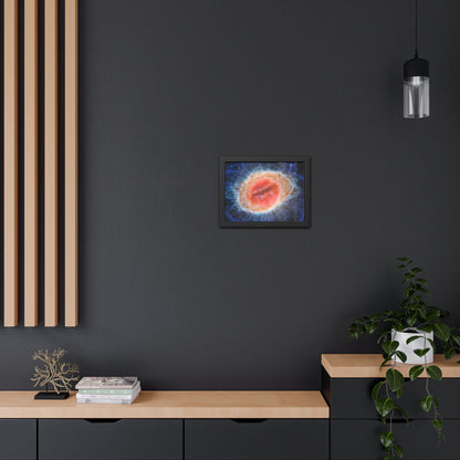 Ring Nebula (MIRI image), Hand Crafted Wooden Framed Poster