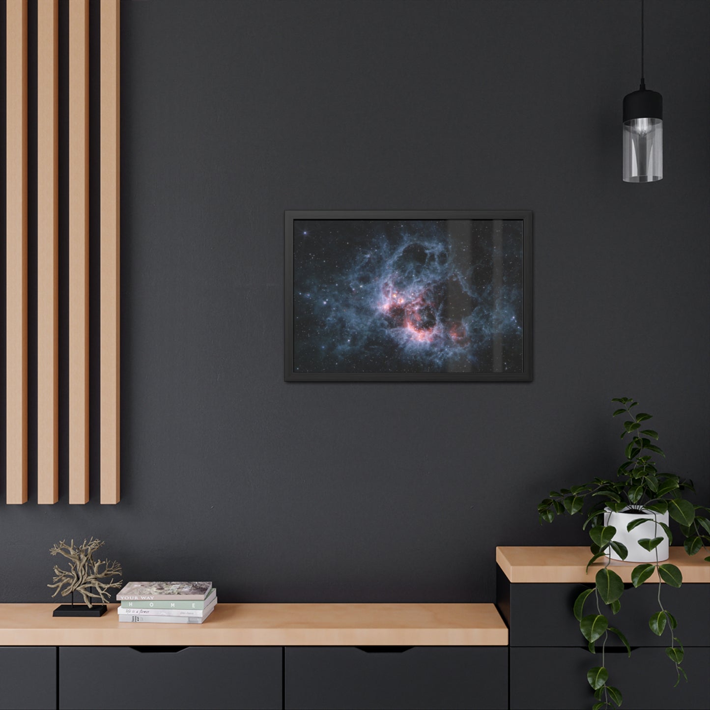 NGC 604 (MIRI Image), Hand Crafted Wooden Framed Poster