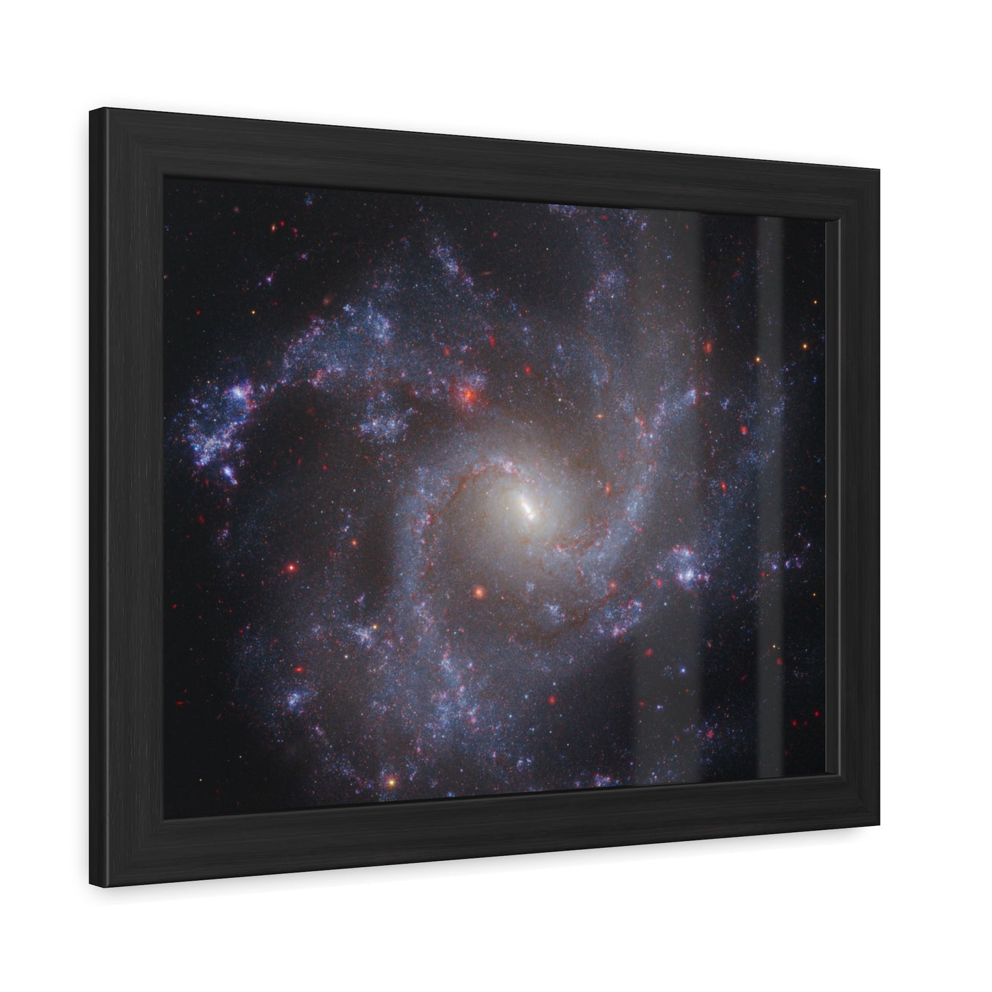 NGC 5468, Hand Crafted Wooden Framed Poster