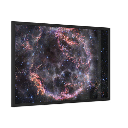 Cassiopeia A, Hand Crafted Wooden Framed Poster