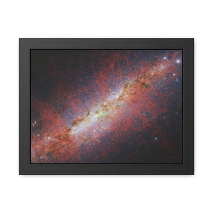 M82, Satin Hand Crafter Wooden Framed Poster