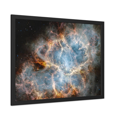 The Crab Nebula, Hand Crafted Wooden Framed Poster