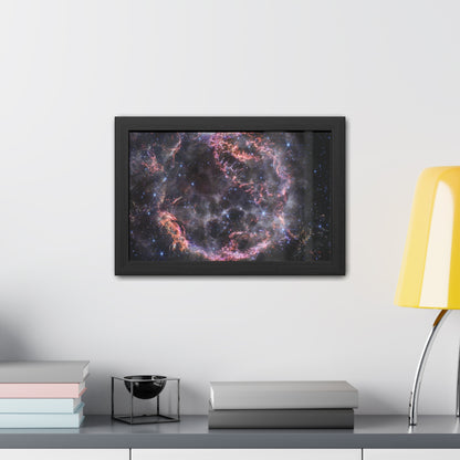 Cassiopeia A, Hand Crafted Wooden Framed Poster