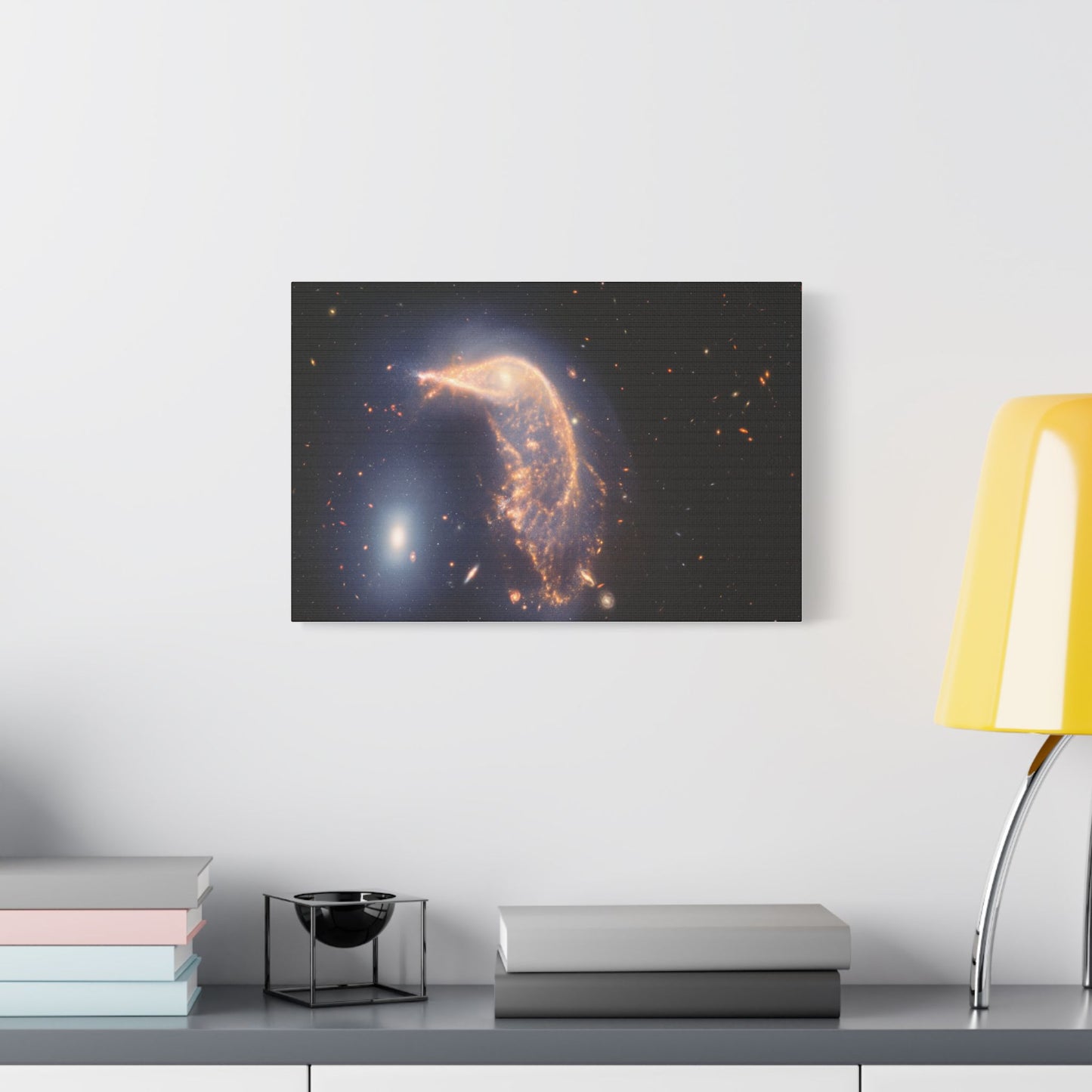 Interacting Galaxies Arp 142, Satin Canvas, Stretched