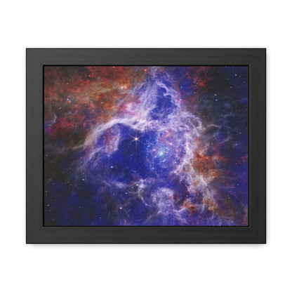 The Tarantula Nebula, Hand Crafter Wooden Framed Poster