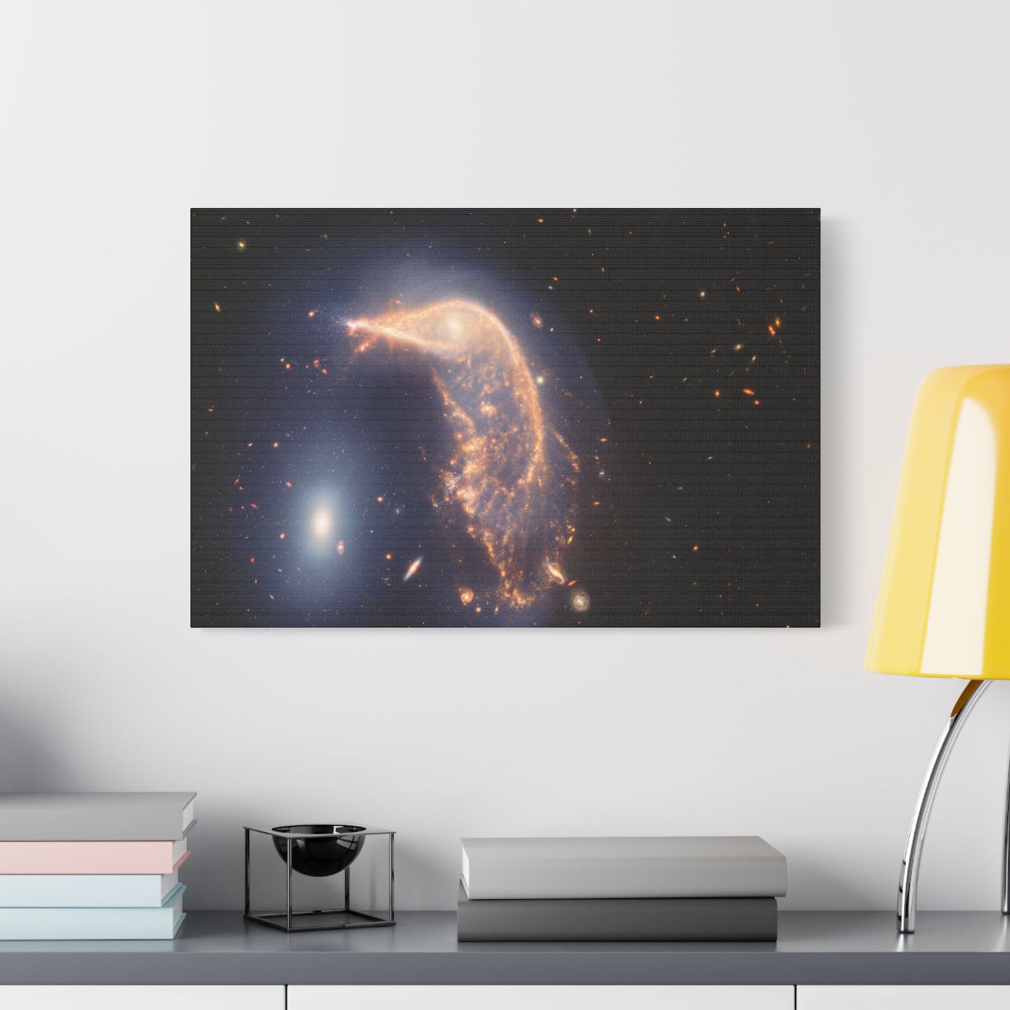 Interacting Galaxies Arp 142, Satin Canvas, Stretched