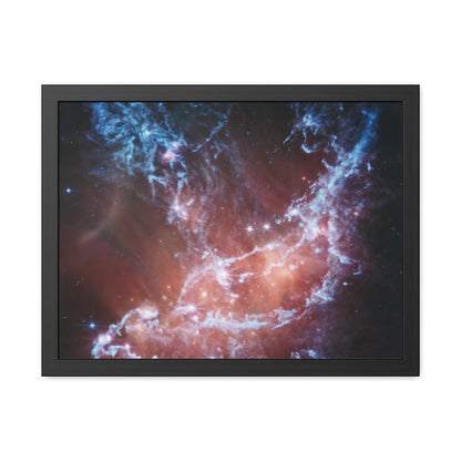 NGC 346, Hand Crafted Wooden Framed Poster