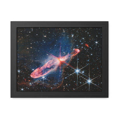 Herbig-Haro 46/47, Hand Crafted Wooden Framed Posters