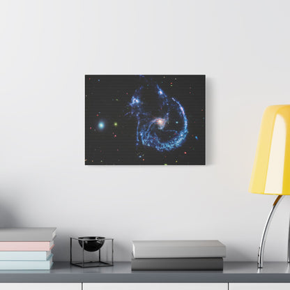 Arp 107 Supermassive Blackhole, Satin Canvas, Stretched