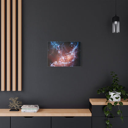 Ethereal View of NGC 346, Satin Canvas, Stretched