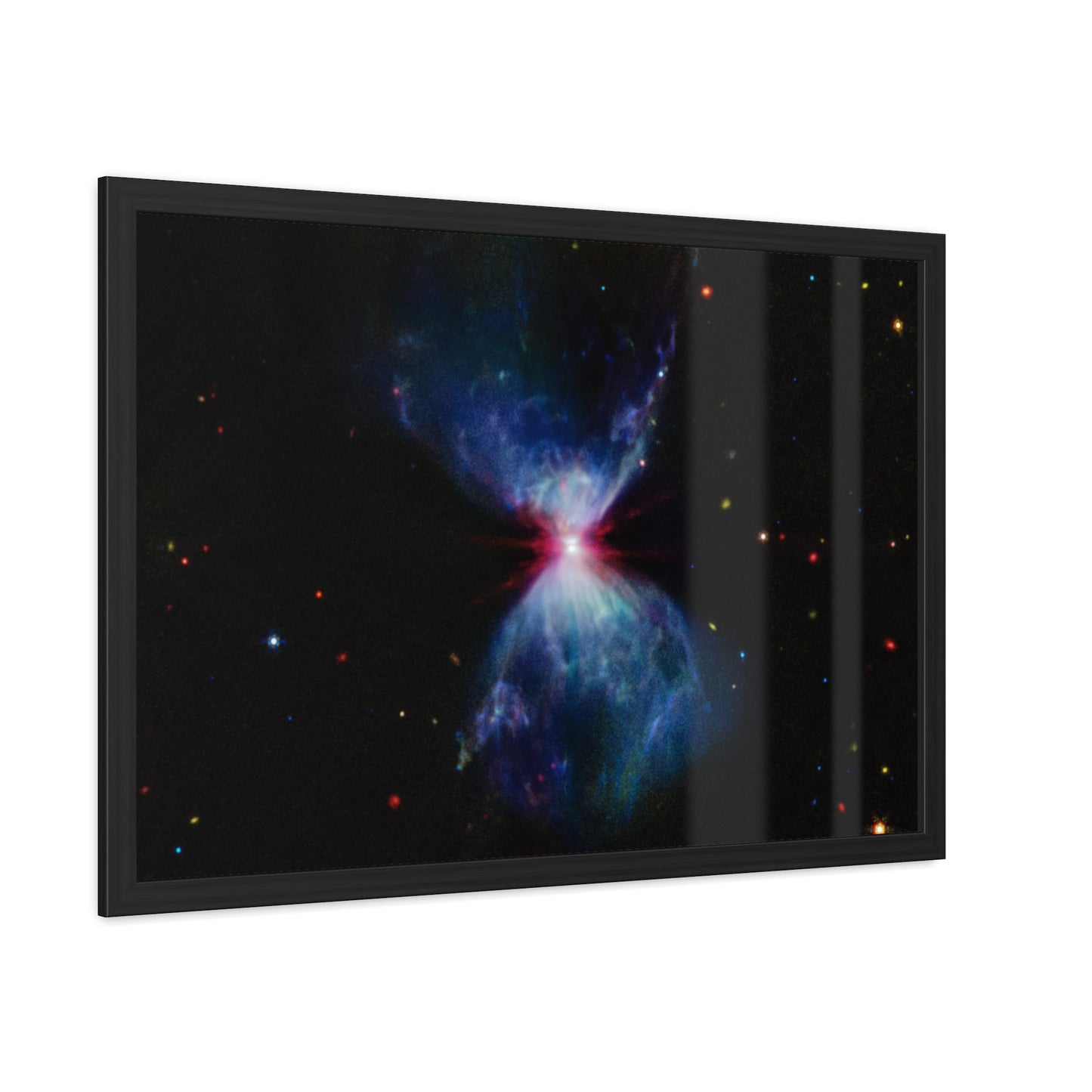 L1527 and Protostar, Hand Crafted Wooden Framed Poster