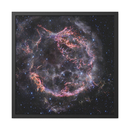 Cassiopeia A, Hand Crafted Wooden Framed Poster