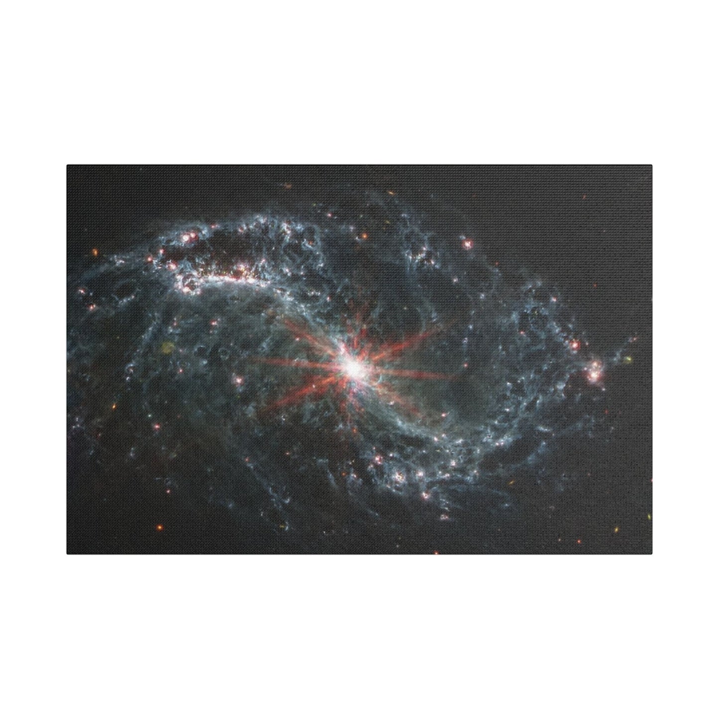 Intricate Networks of Gas and Dust in Nearby Galaxies, Satin Canvas, Stretched