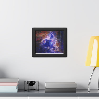 The Tarantula Nebula, Hand Crafter Wooden Framed Poster