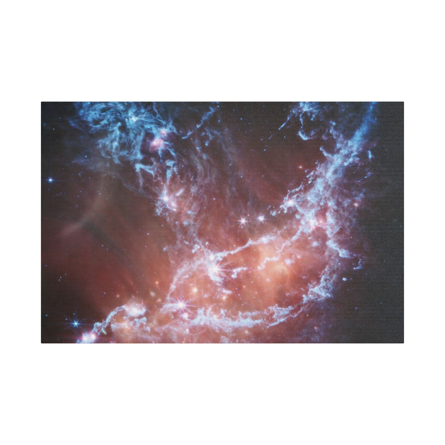 Ethereal View of NGC 346, Satin Canvas, Stretched