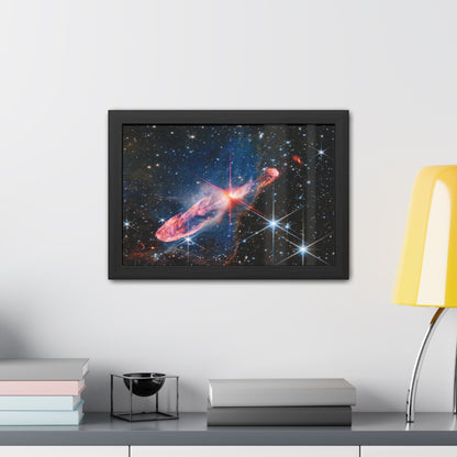 Herbig-Haro 46/47, Hand Crafted Wooden Framed Posters