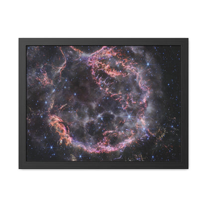 Cassiopeia A, Hand Crafted Wooden Framed Poster