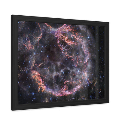 Cassiopeia A, Hand Crafted Wooden Framed Poster