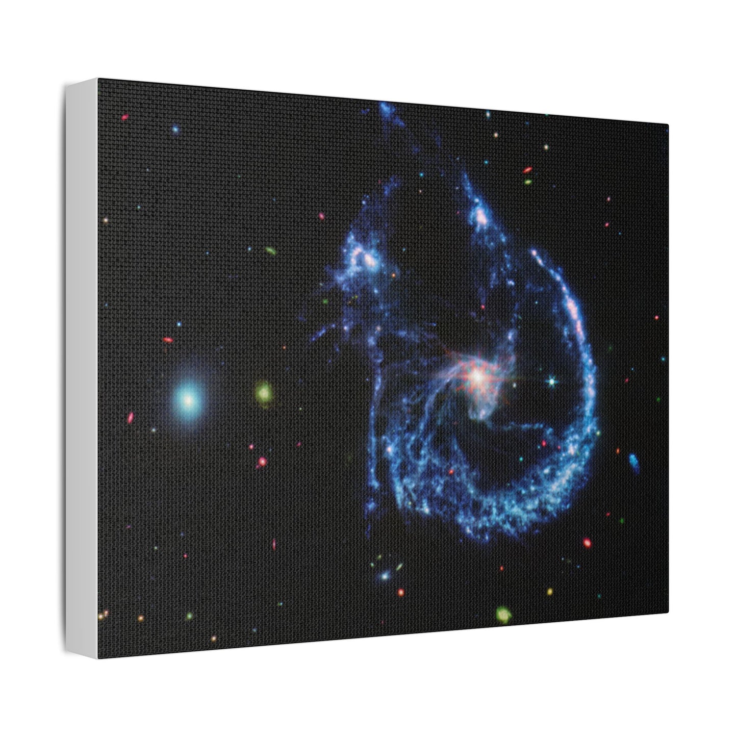 Arp 107 Supermassive Blackhole, Satin Canvas, Stretched