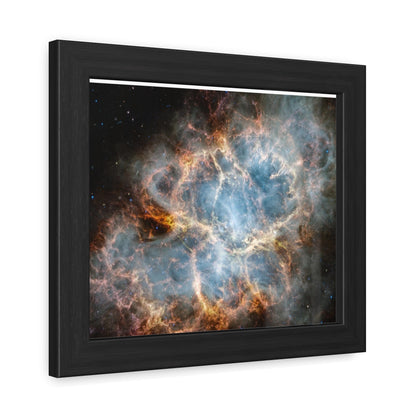 The Crab Nebula, Hand Crafted Wooden Framed Poster