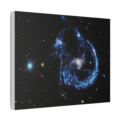 Arp 107 Supermassive Blackhole, Satin Canvas, Stretched