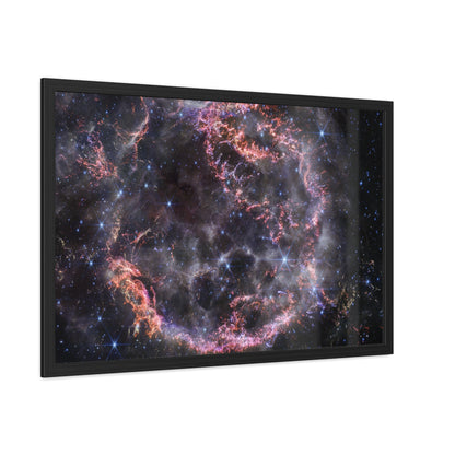 Cassiopeia A, Hand Crafted Wooden Framed Poster