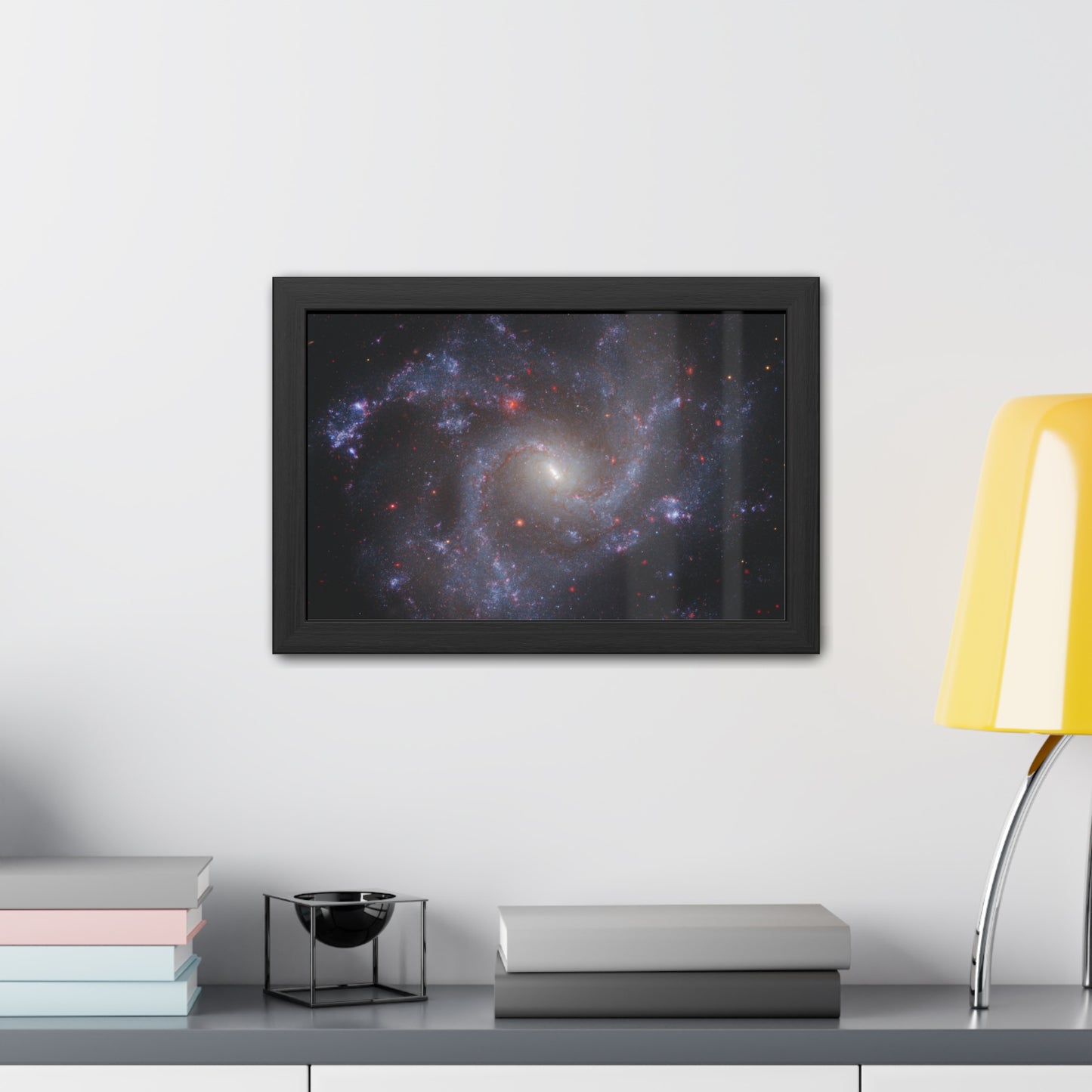 NGC 5468, Hand Crafted Wooden Framed Poster