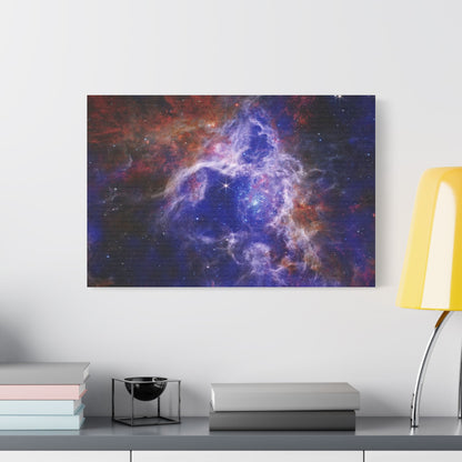 The Tarantula Nebula, Satin Canvas, Stretched