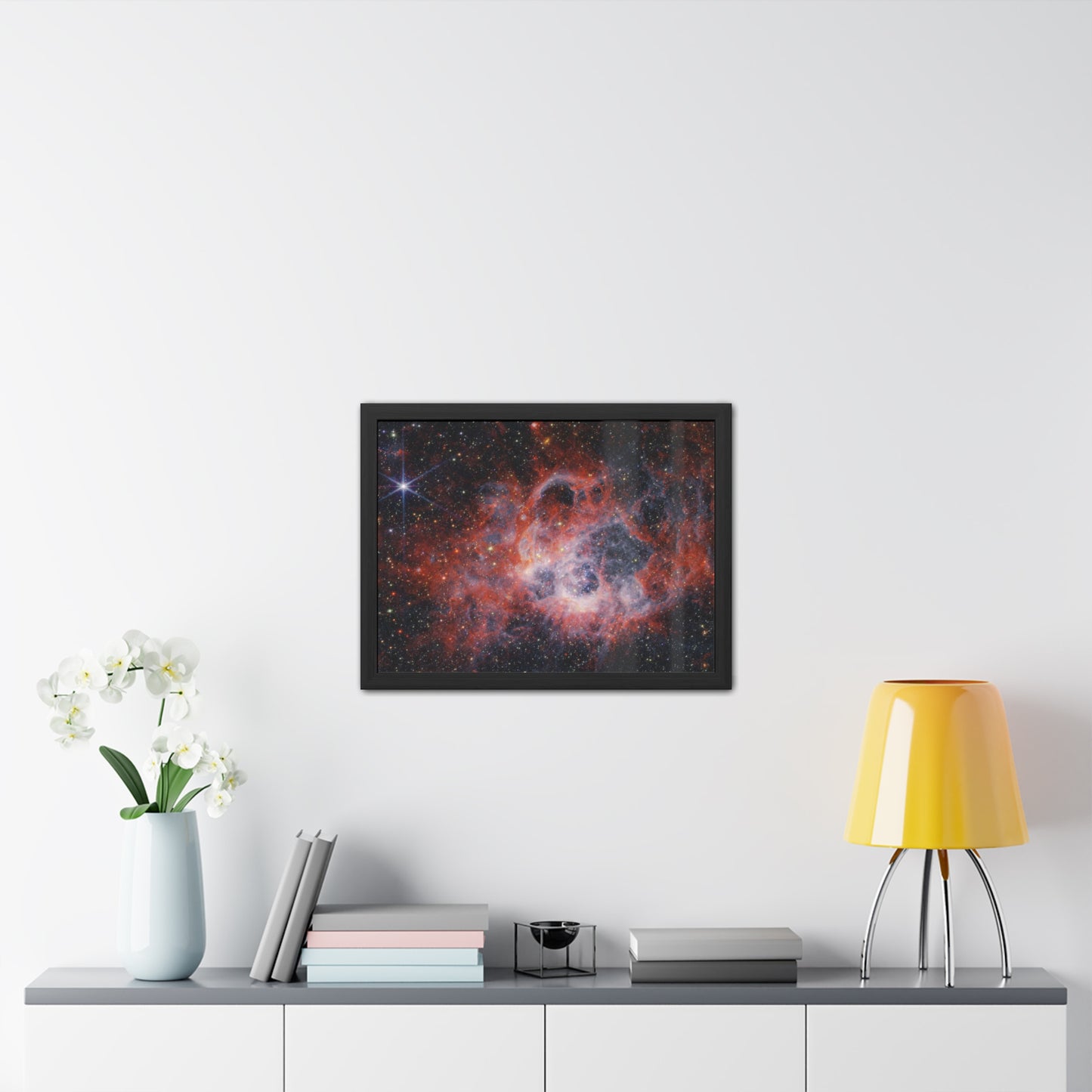 NGC 604, Hand Crafted Wooden Framed Poster