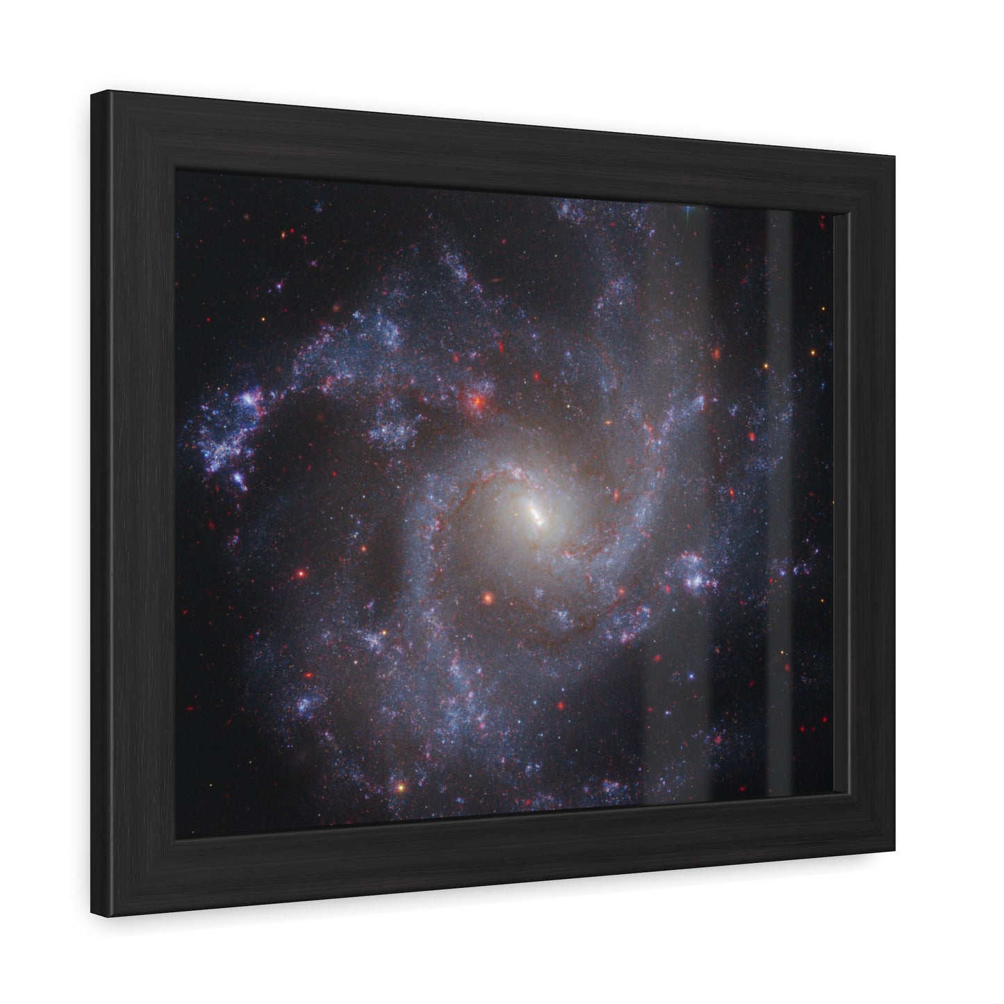 NGC 5468, Hand Crafted Wooden Framed Poster