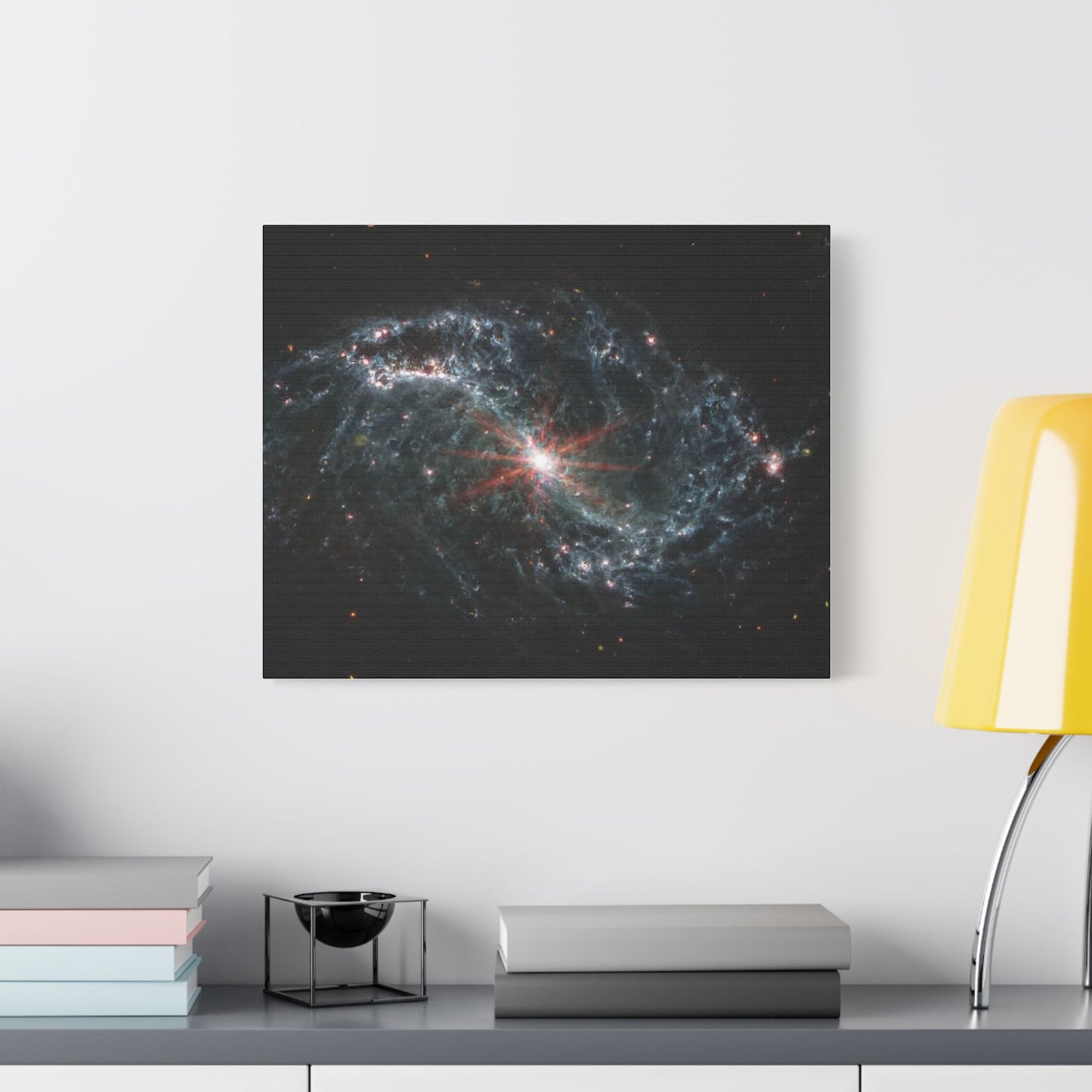 Intricate Networks of Gas and Dust in Nearby Galaxies, Satin Canvas, Stretched