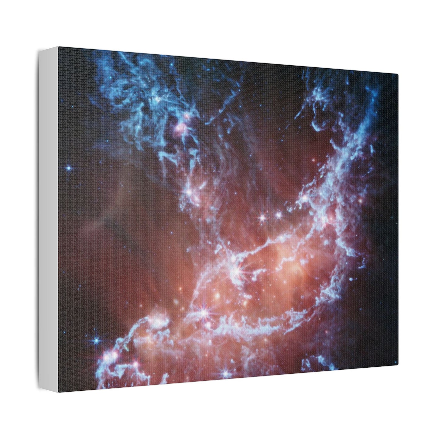 Ethereal View of NGC 346, Satin Canvas, Stretched