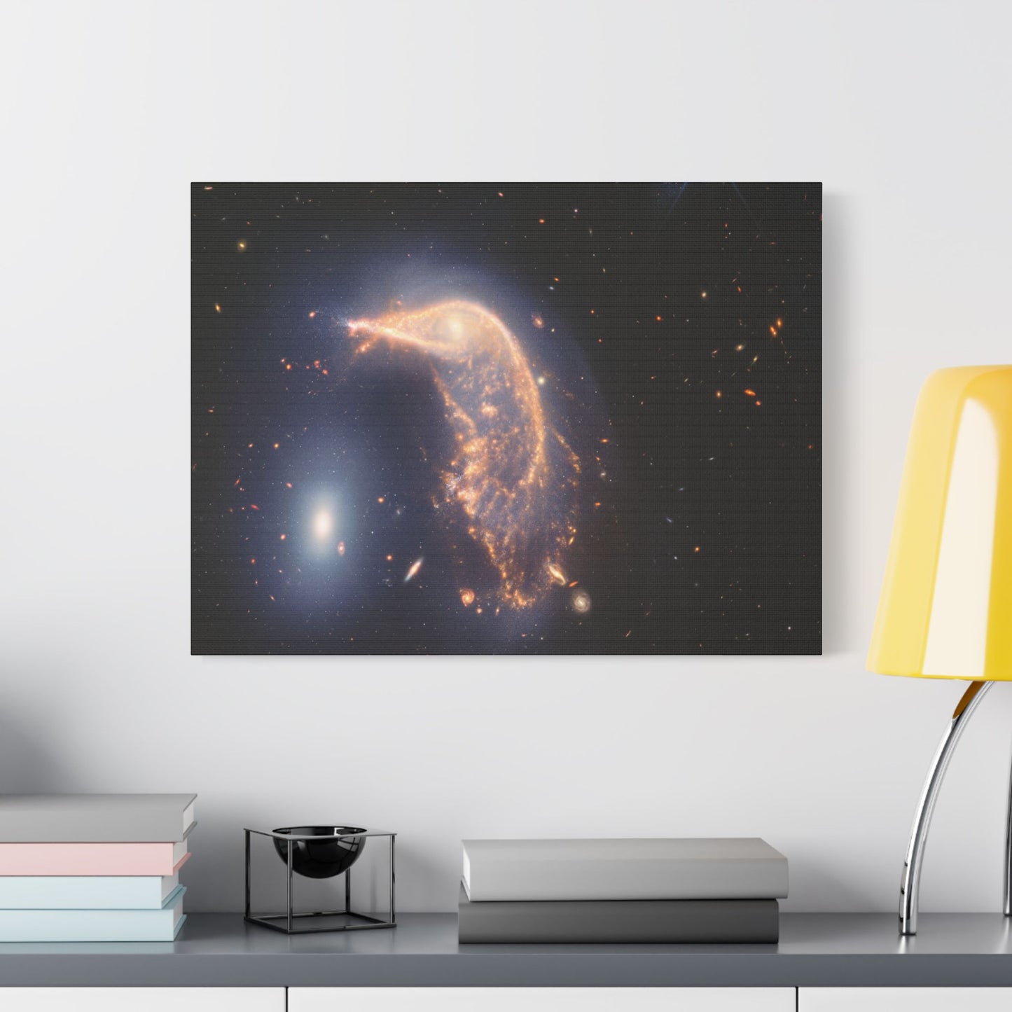 Interacting Galaxies Arp 142, Satin Canvas, Stretched