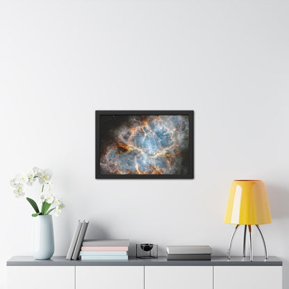 The Crab Nebula, Hand Crafted Wooden Framed Poster