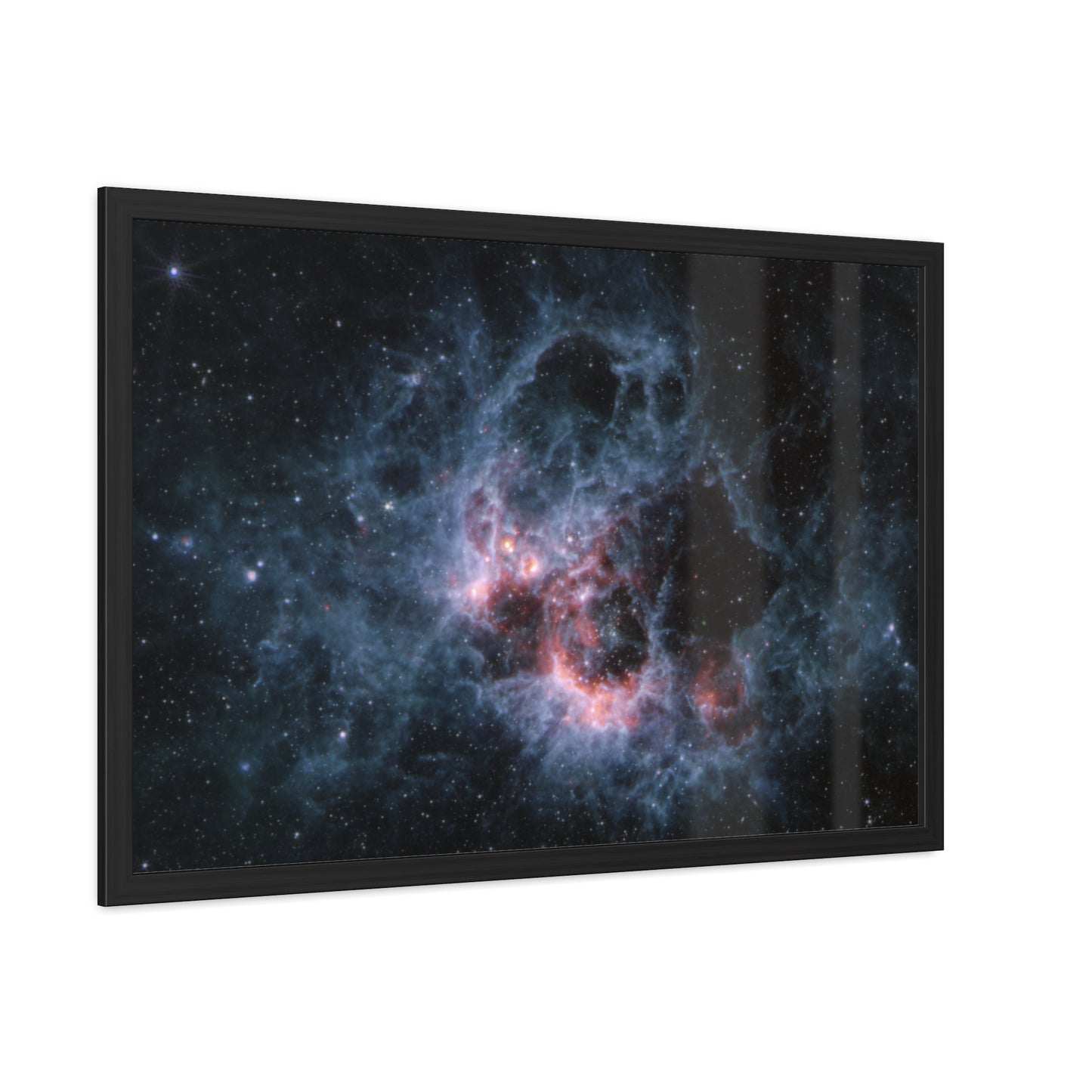 NGC 604 (MIRI Image), Hand Crafted Wooden Framed Poster