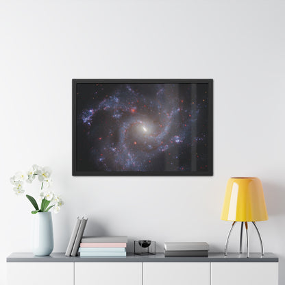 NGC 5468, Hand Crafted Wooden Framed Poster