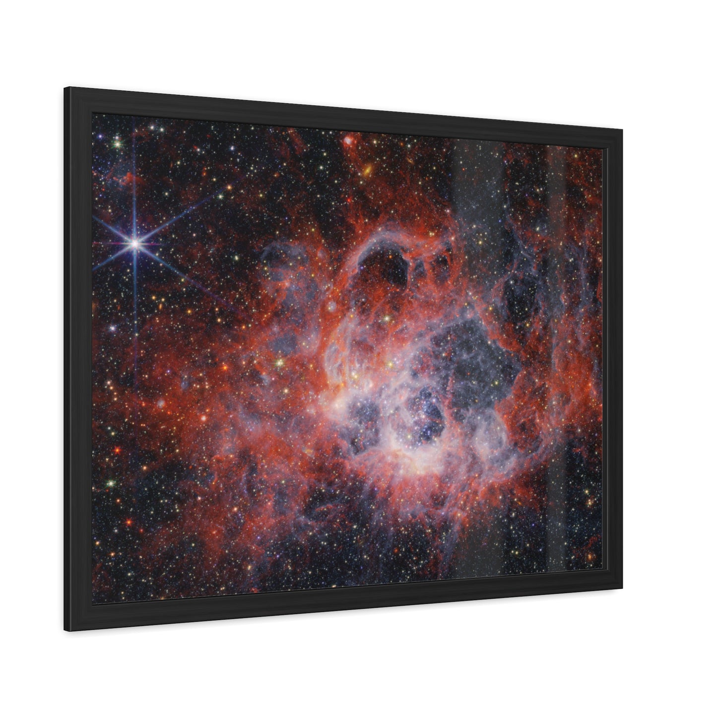 NGC 604, Hand Crafted Wooden Framed Poster