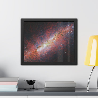 M82, Satin Hand Crafter Wooden Framed Poster